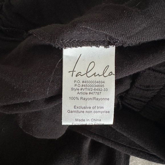 NWOT Aritzia Talula Los Feliz Pants in Black - Medium - Picture 7 of 7